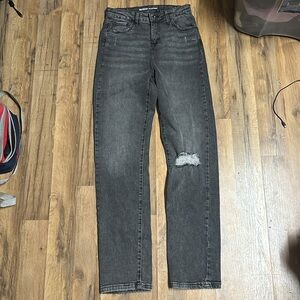 INCDenim High Rise Straight Leg Jeans